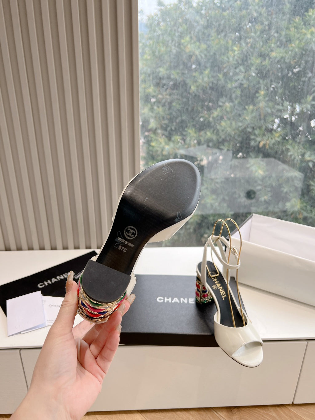 Chane1 top fashion classic high heel sandals 0724030823