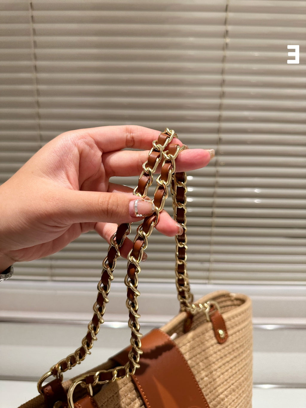 summer woven leather handbag 0724041120