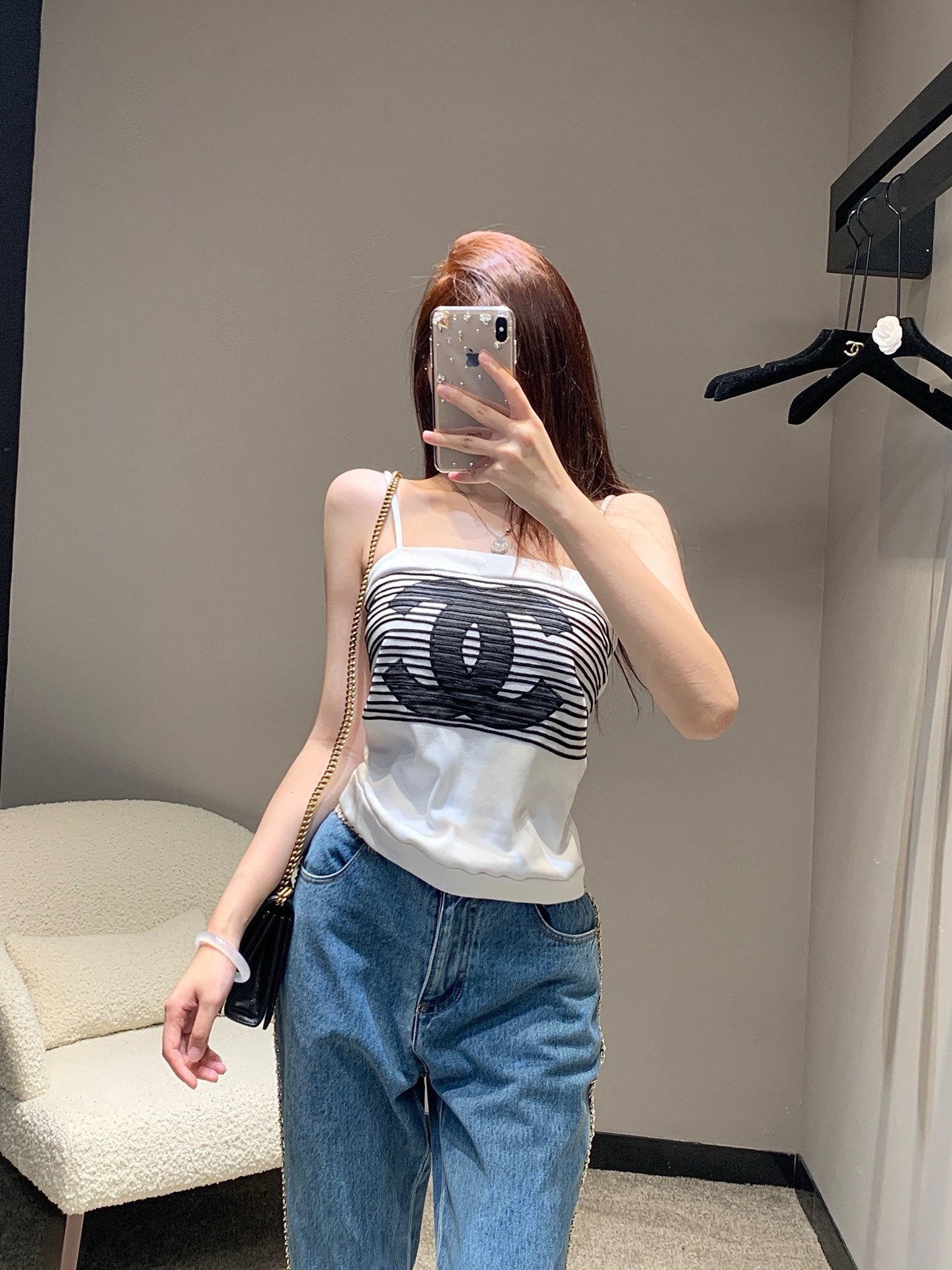 Summer Contrast Color Striped Camisole 0724042701