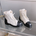 Classic and versatile rhombus short boots 1824061005