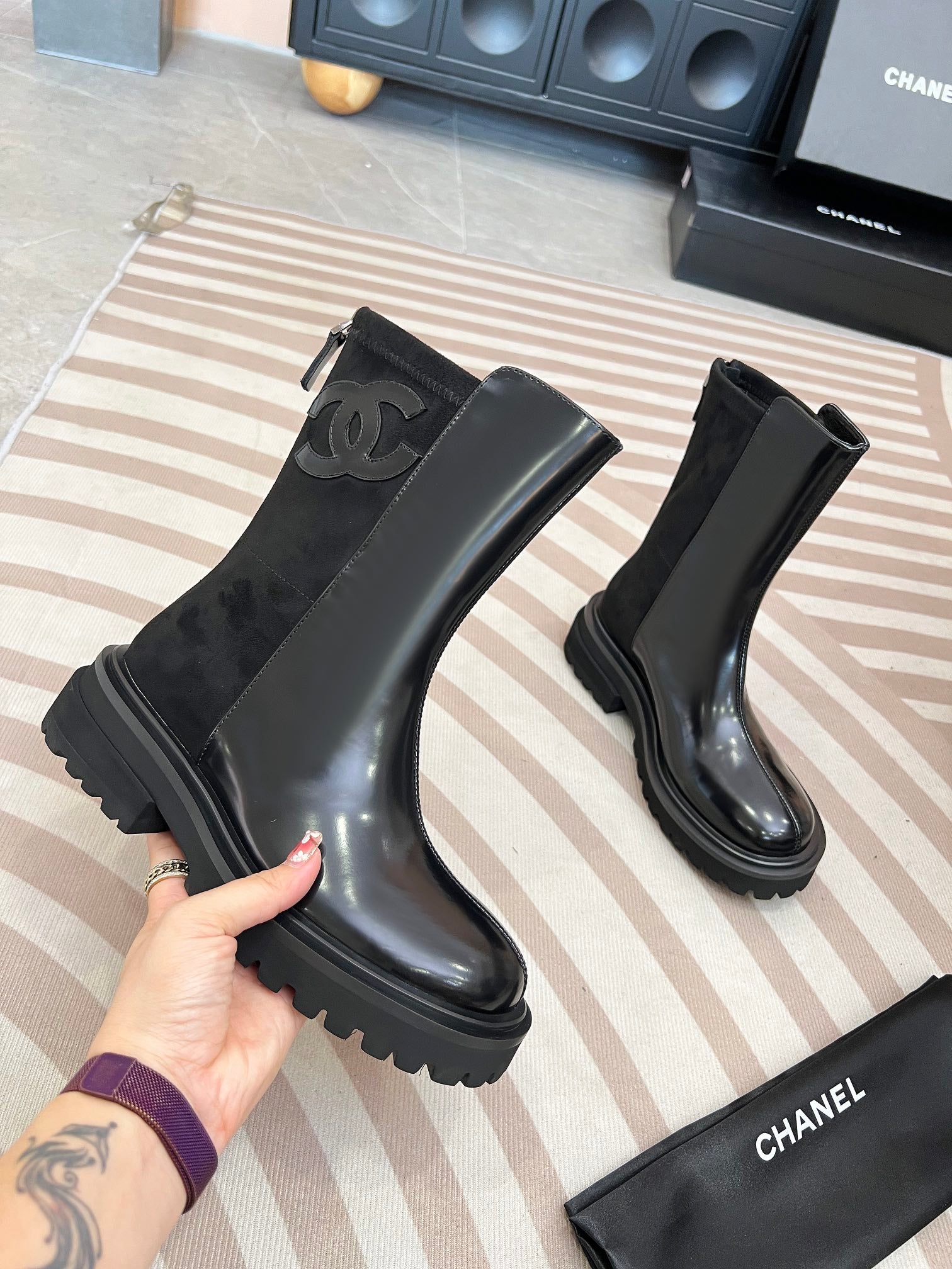 Thick-soled Knight Boots 0724110504