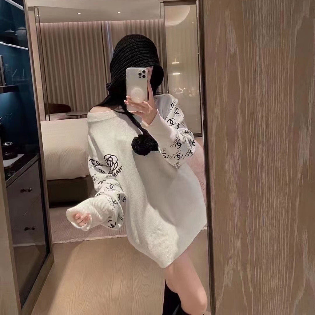Fashion casual all-match tops PD1023072414