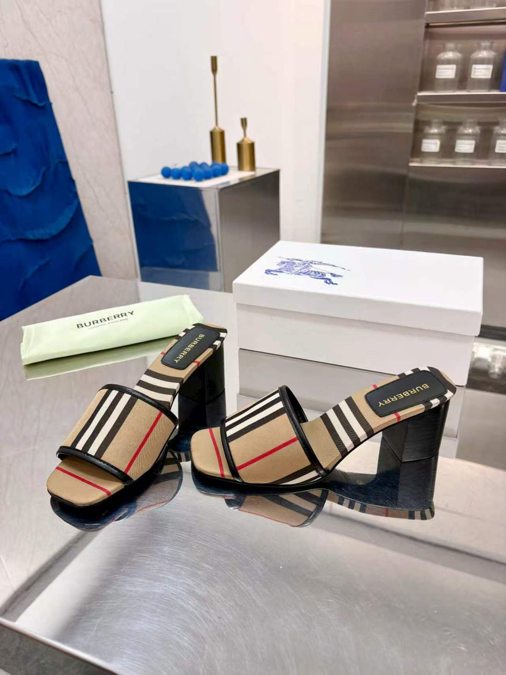 BBR Fashion Striped Slippers 0726051906