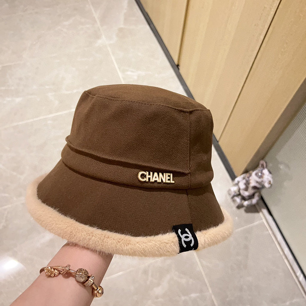 Thick plush small fragrance fisherman hat XC0823110710