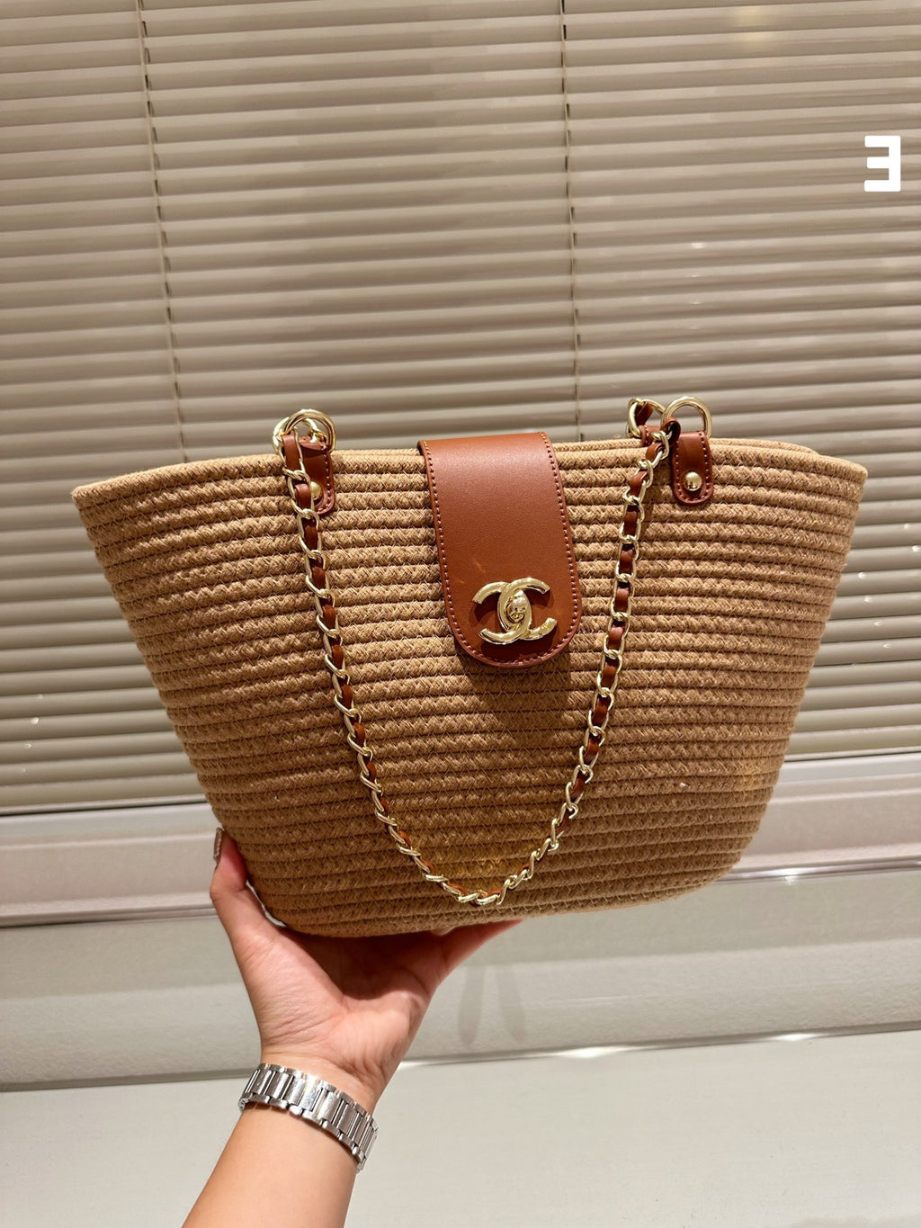 summer woven leather handbag 0724041120
