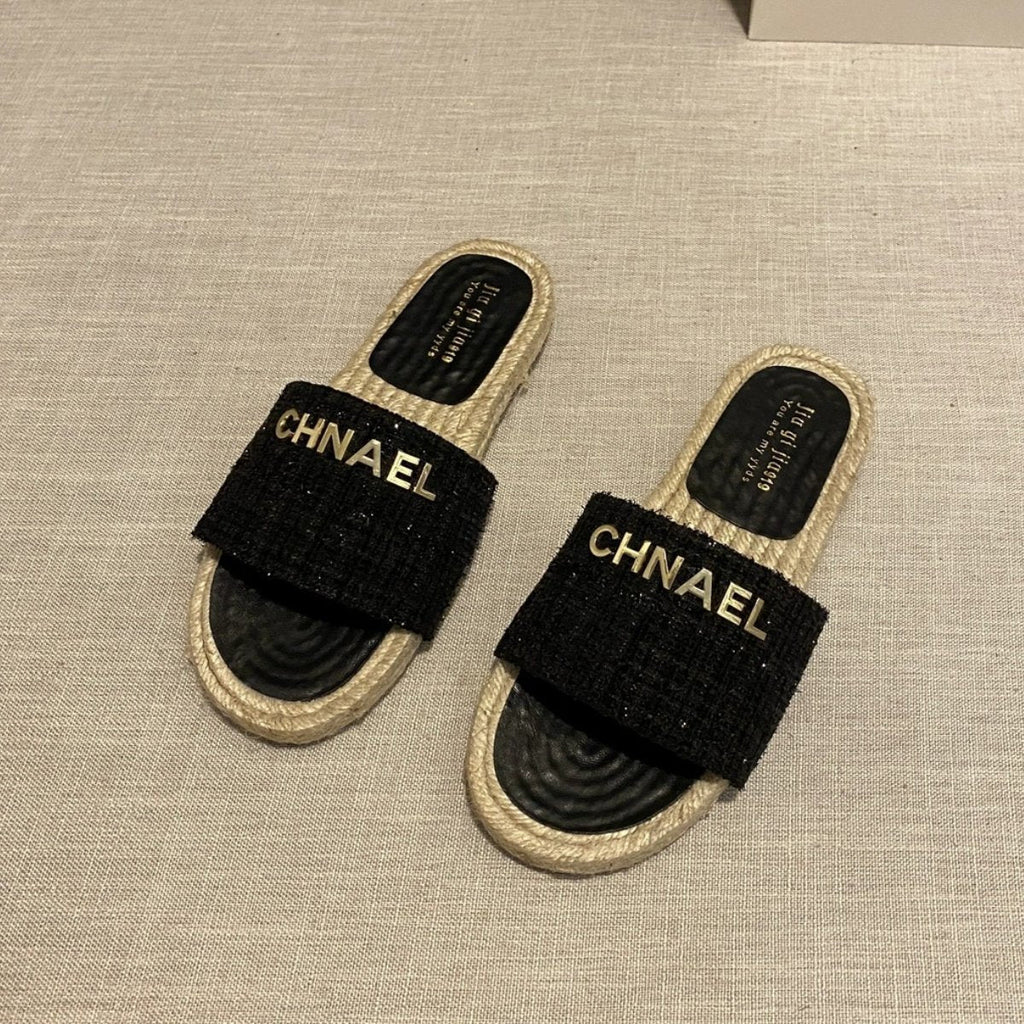 New Fashion Woven Flat Fisherman Slippers 1024042907