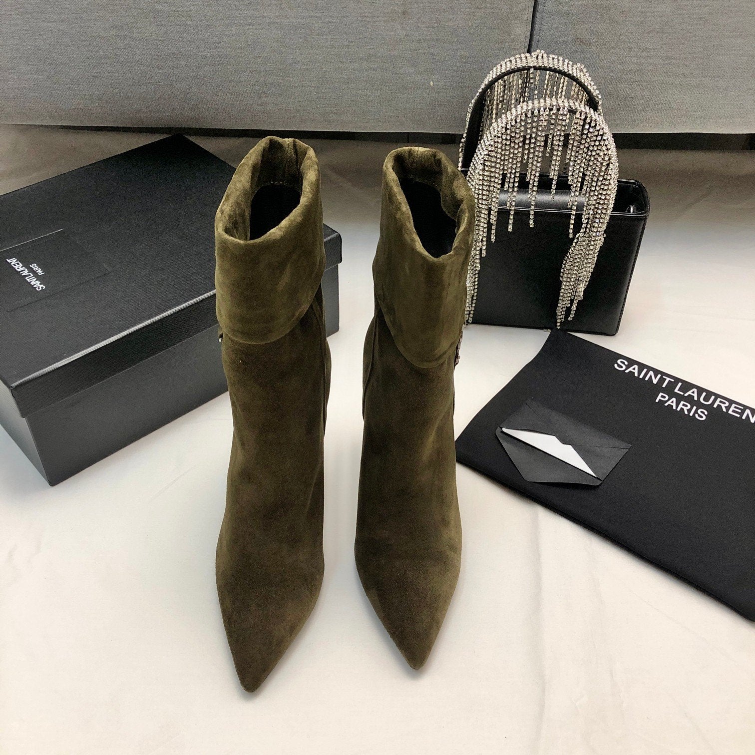 SL Fashion New Side Zipper Suede Short Boots 0723011102