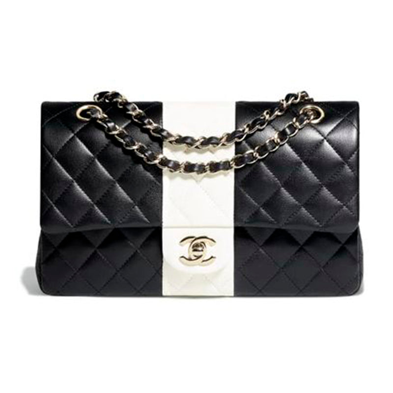 Fashion classic black and white color matching bag PD1023072821