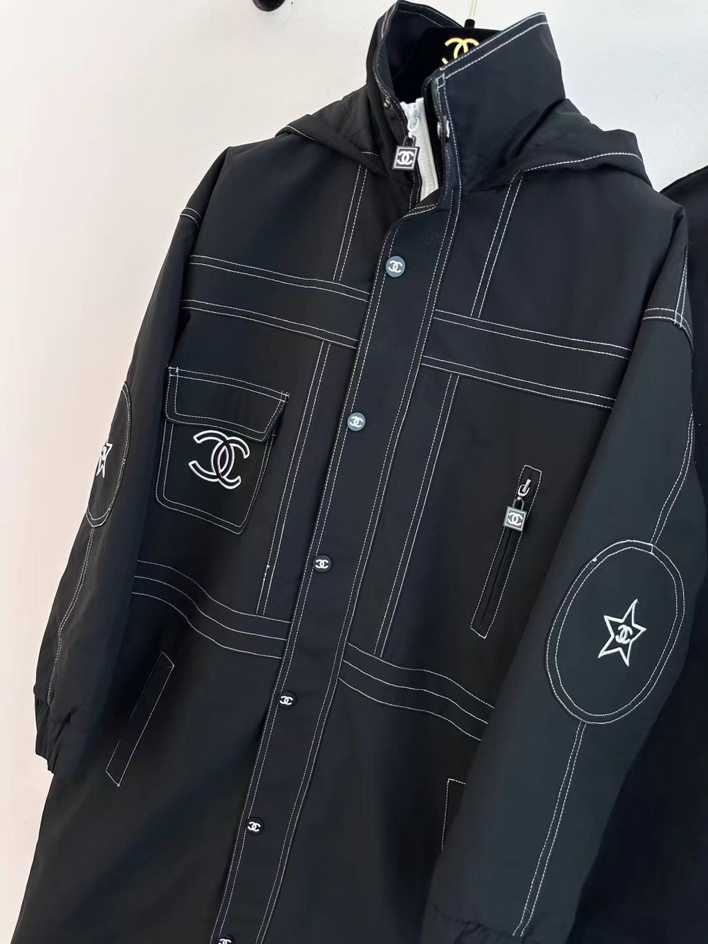 New style long fashion denim windbreaker 9000914005