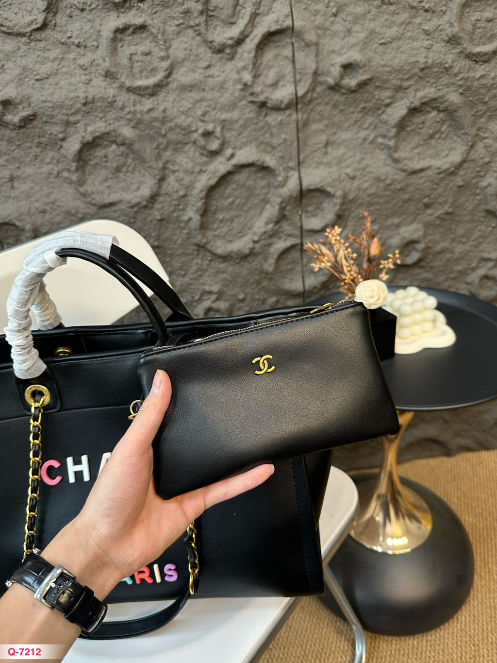 Fashion Leather Top Handle Tote Bag 0724082610