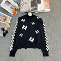 Crew neck knitted sweaters, sweaters XC1823090601
