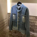New Small Collar Denim Jacket 1024030605