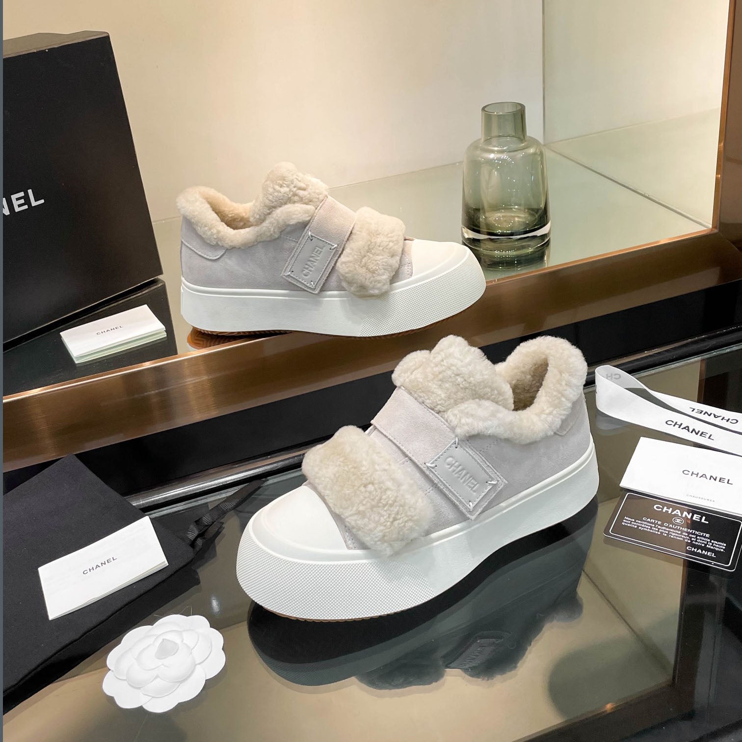 CH 24 new autumn and winter wool sneakers XC24092323