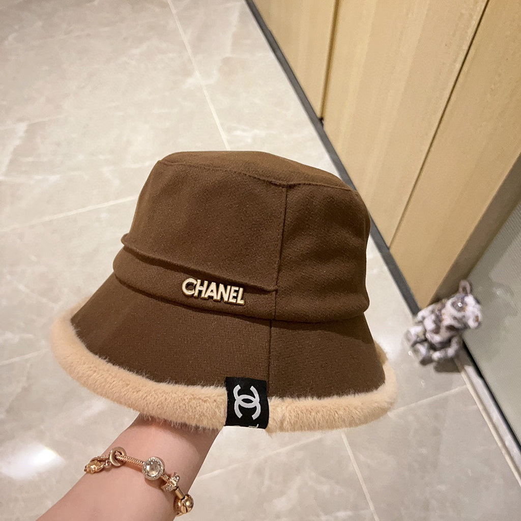 Thick plush small fragrance fisherman hat XC0823110710