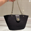 summer woven leather handbag 0724041120