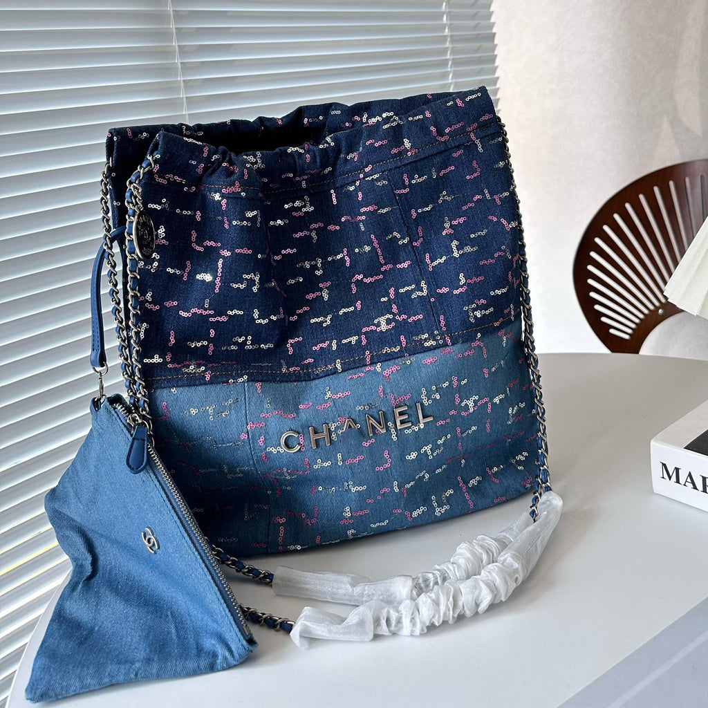Denim Garbage Bag XC1823090401