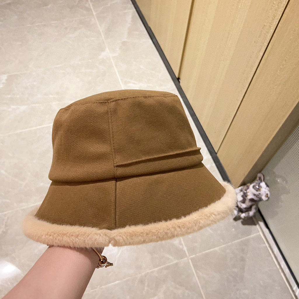 Thick plush small fragrance fisherman hat XC0823110709