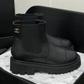 New hundred matching thick bottom short boots 1024121929