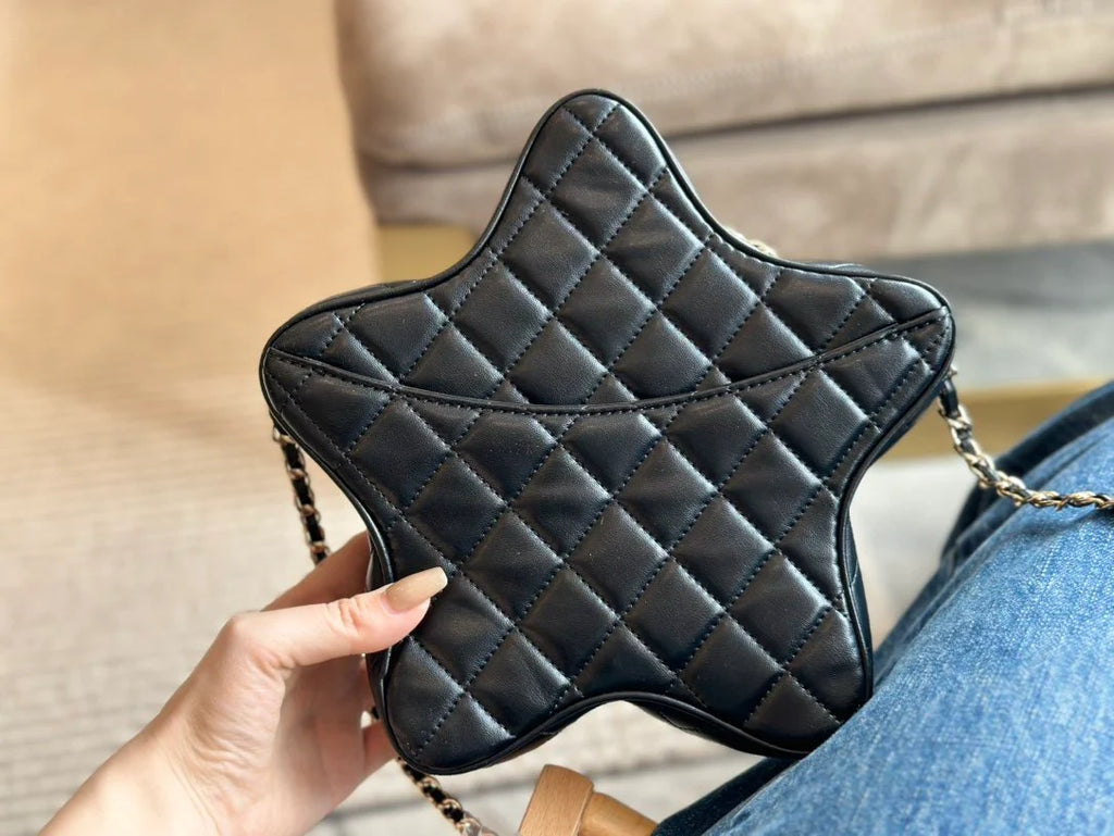 Fashion Rhombus Five-pointed Star Bag 0724021904