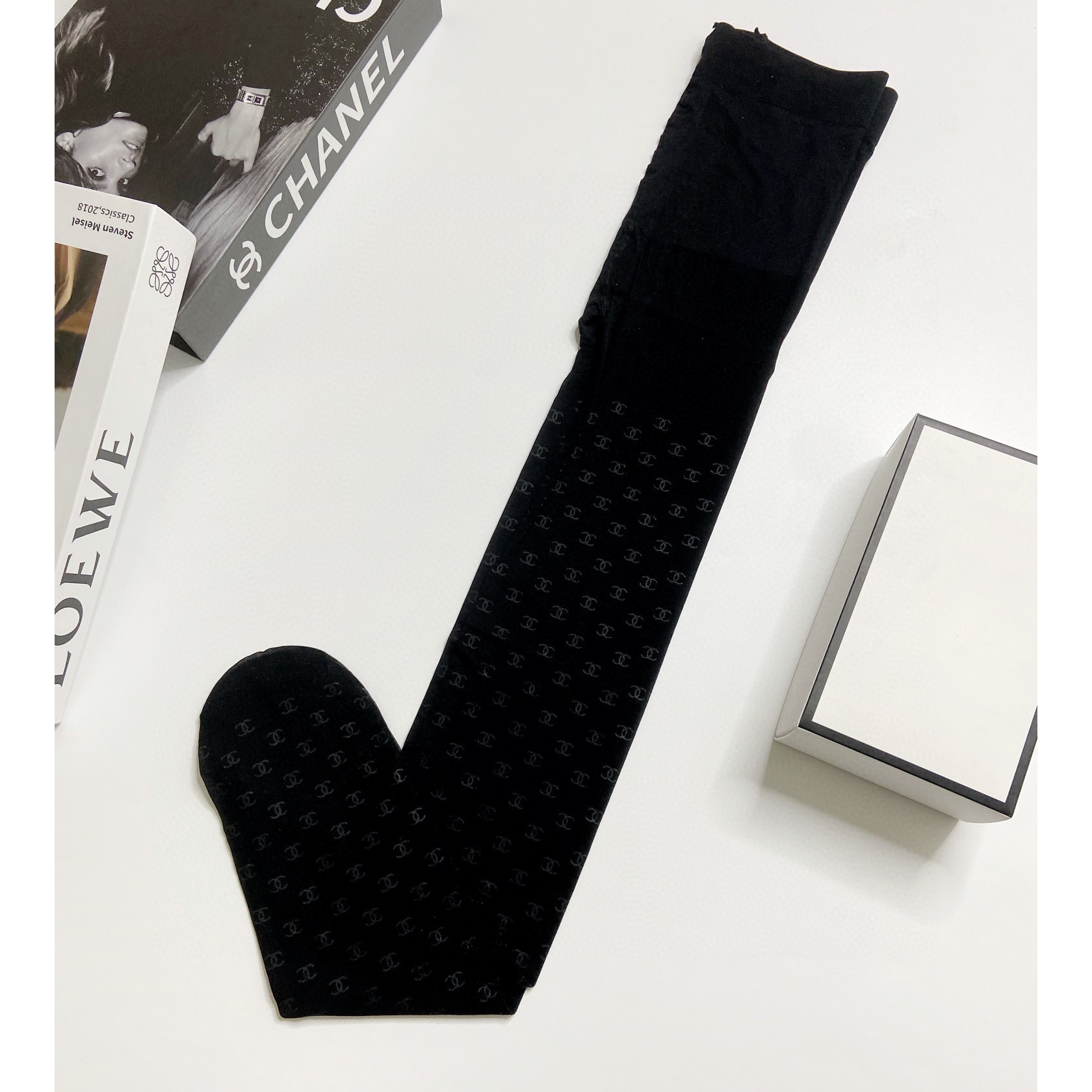 G fashion printed rubber stockings XC07060602