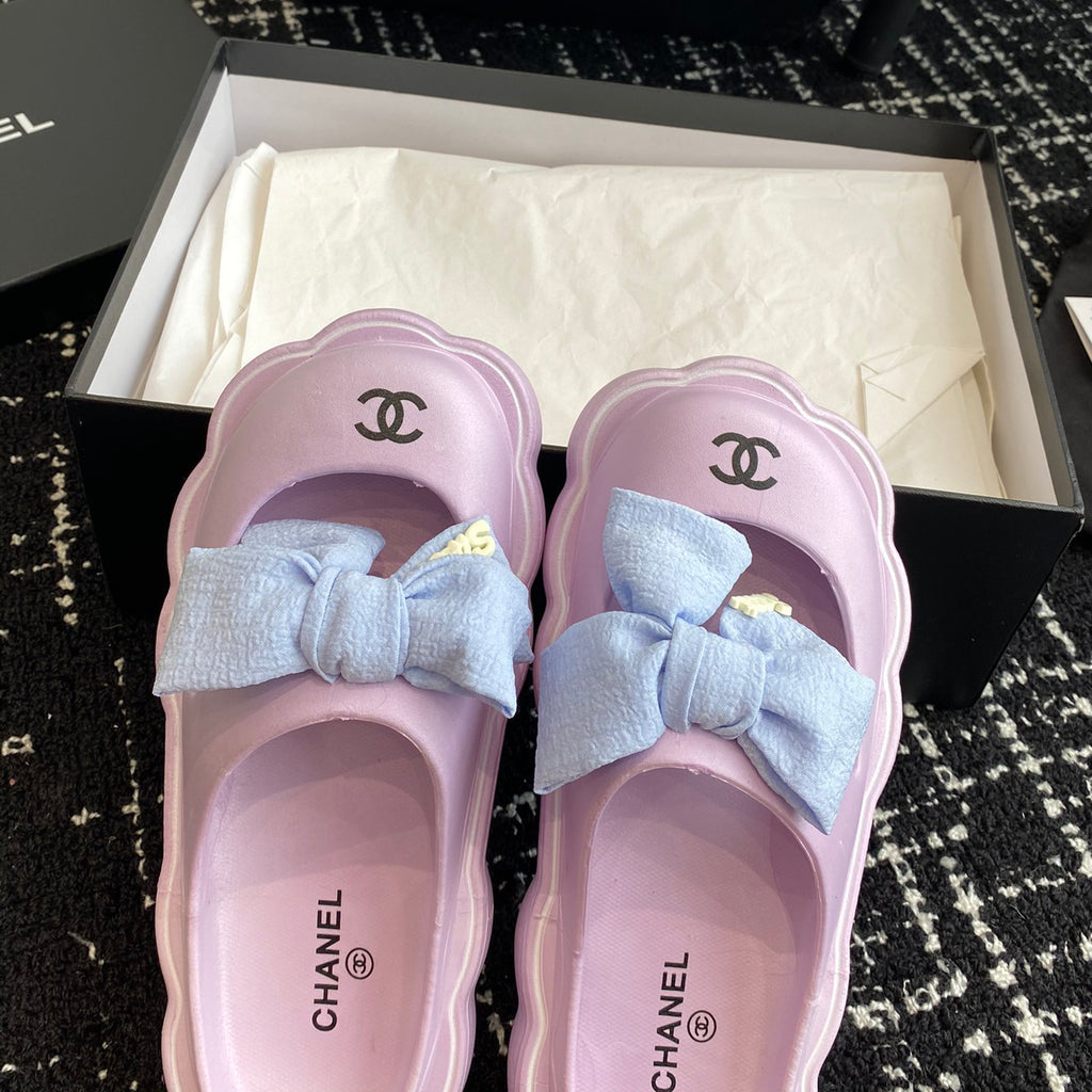 23 New Bowknot Muffin Slippers XC1823081605