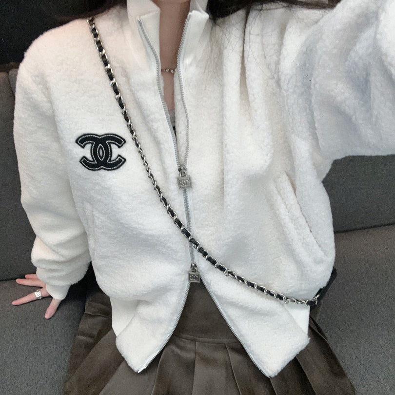 Fashionable grain veLet jacket XC0723112205