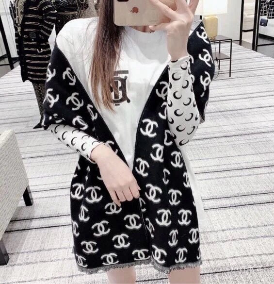 Fashionable double-sided cashmere scarf for both men and women 1024102519