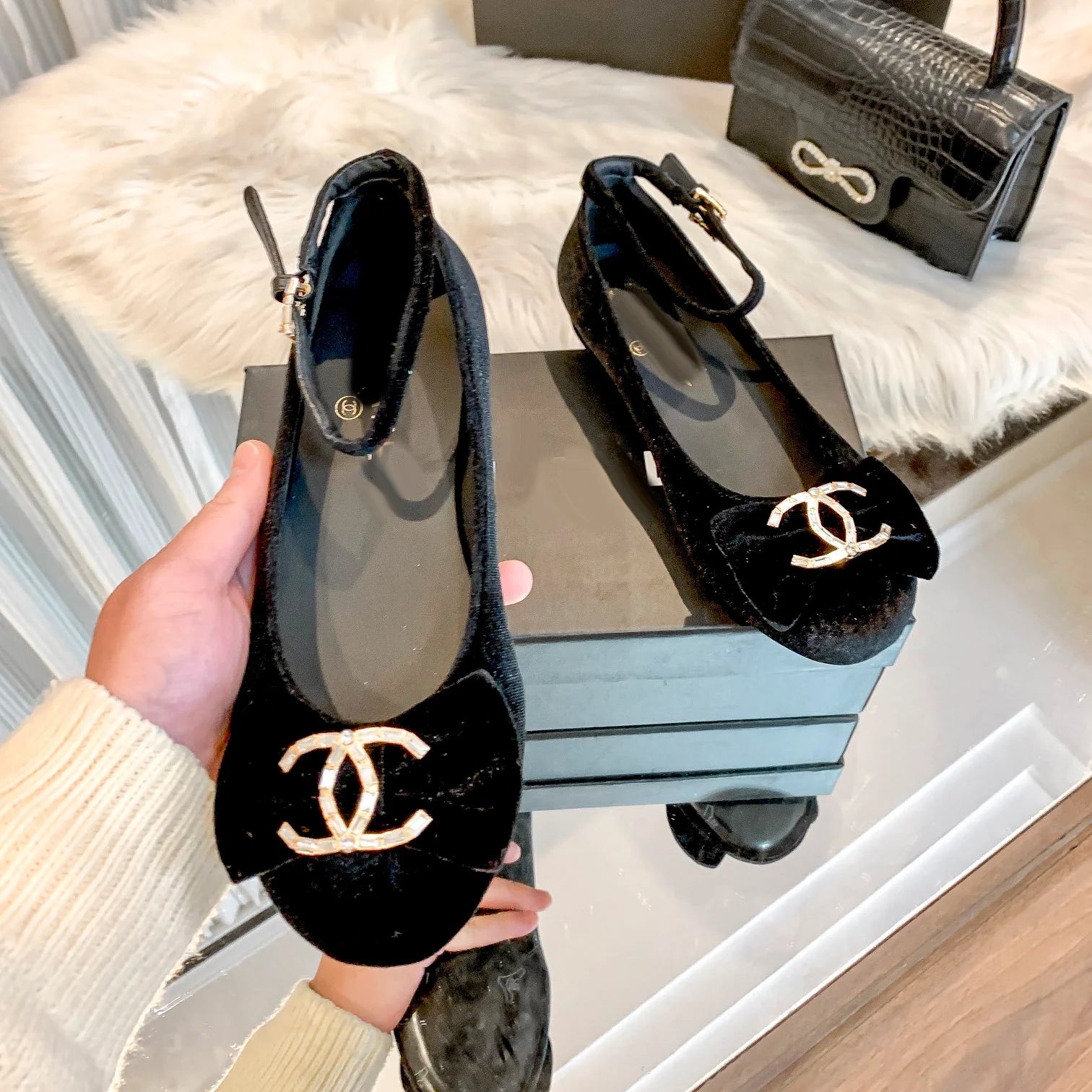 VeLet Bow Mary Jane Single Shoes 1024122704