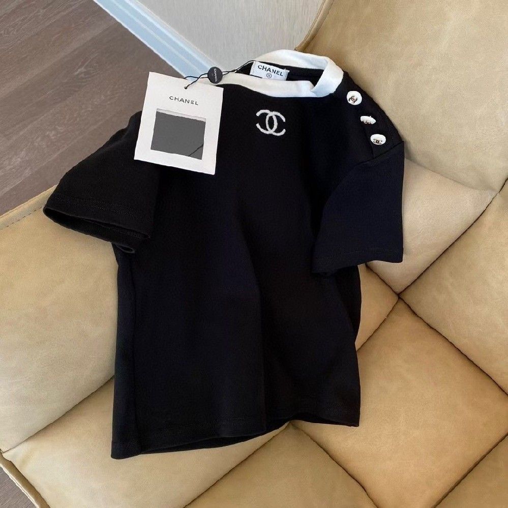 New Fashion C logo Summer Women's T-shirt-PD05202333102  1