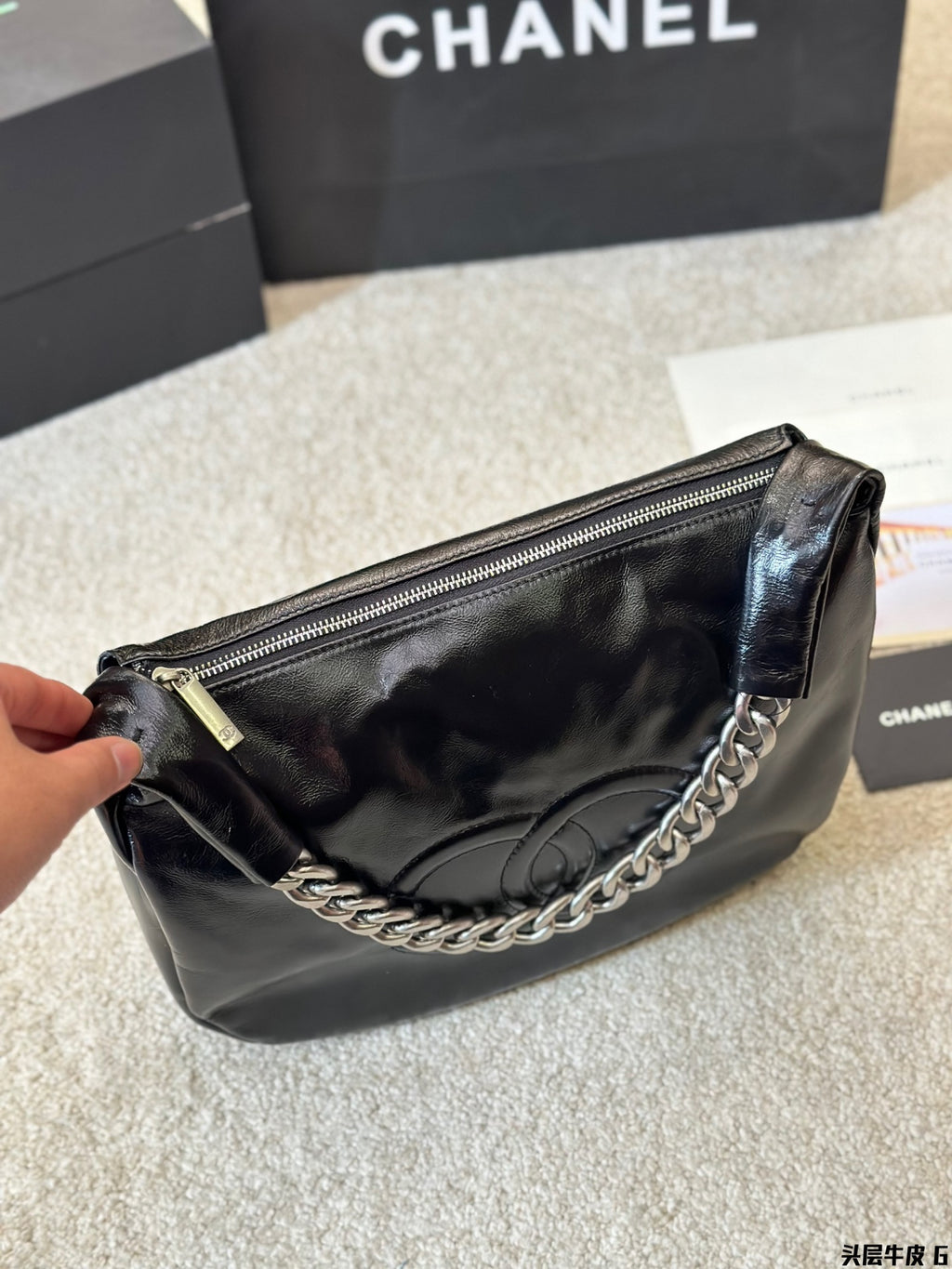 Fashion Leather Underarm Bag 0724102301