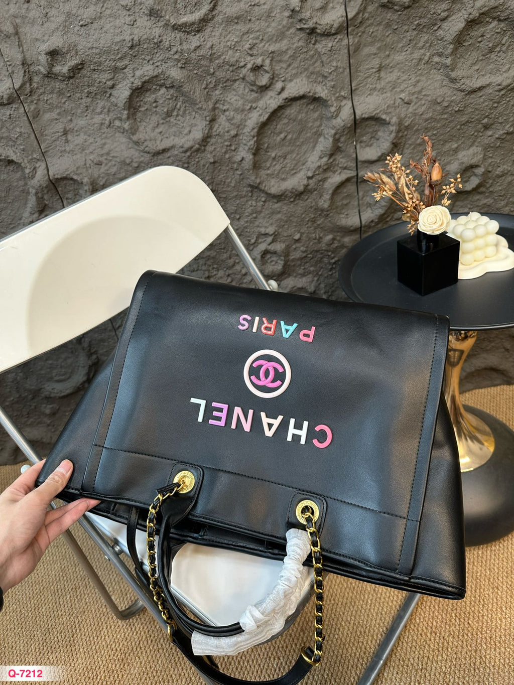 Fashion Leather Top Handle Tote Bag 0724082610