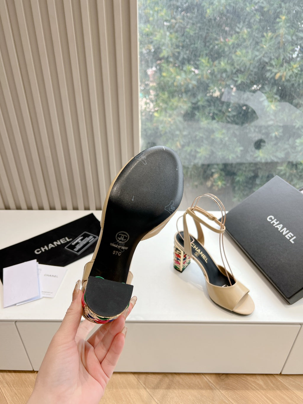Chane1 top fashion classic high heel sandals 0724030823