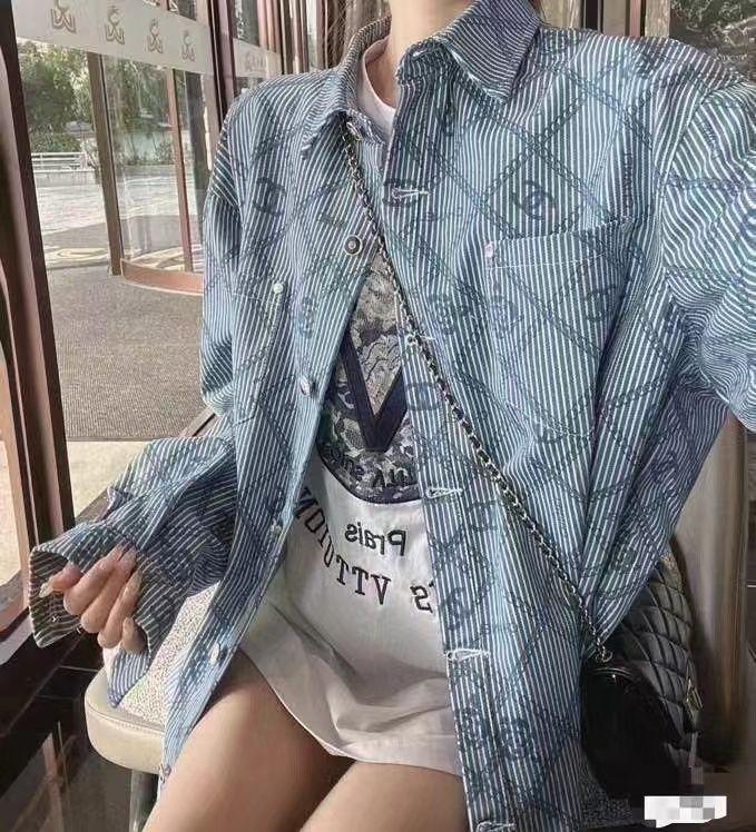 New Fashion Versatile Camellia Shirt 1024022614
